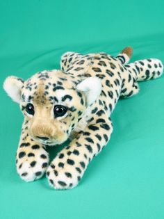 Мягкая игрушка Мэри Море Леопард реалистичный, коричневый, 40 см