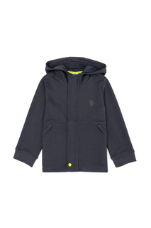 Толстовка детская US Polo Assn G083SZ0820RC-BOLSEKIDS_VR006, темно-серый, 98