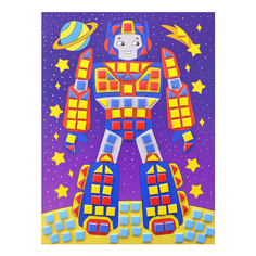Мягкая мозаика Дрофа-Медиа Разноцветный робот