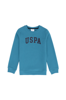 Свитшот детский US Polo Assn G083SZ0820ATECA23K-E_VR102, лазурный, 158