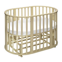 Кроватка-трансформер Sweet Baby Delizia V2 Avorio (Слоновая кость) 9 в 1 с маятником