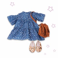 Комплект одежды и обуви Gotz Звезда для кукол 45-50 см