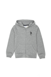 Толстовка детская US Polo Assn G083SZ0820GARMANKIDSSK023_VR086, серый, 158