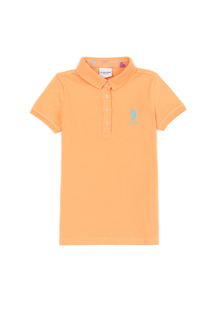Поло детское US Polo Assn G084SZ0110TP01-IY022, коралловый, 152