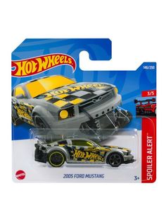 Машинка Hot Wheels коллекционная (оригинал) 2005 FORD MUSTANG серый