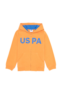 Толстовка детская US Polo Assn G083SZ0820AMATAFIY023, коралловый, 104