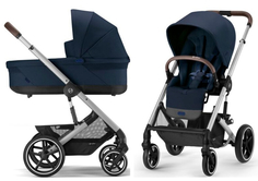 Коляска 2 в 1 Cybex Balios S Lux SLV new ocean blue