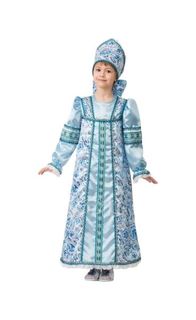 Карнавальный костюм Батик Василиса Прекрасная, цв. голубой р.104