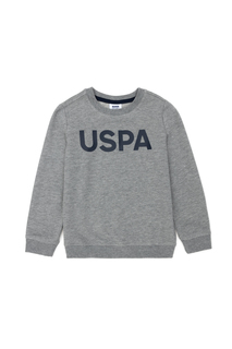 Свитшот детский US Polo Assn G083SZ0820JEREMYKIDSSK023_VR086, серый, 122