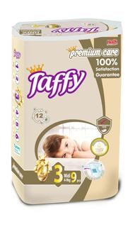 Детские подгузники Taffy PREMIUM CARE №3 4-9 кг 9 шт