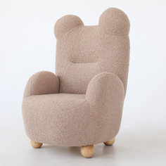 Детское кресло мягкое - мишка Simba, Шоколад