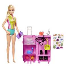 Кукла Barbie Кем быть Морской биолог, с аксессуарами, HMH26