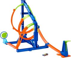 Набор игровой для трюков Hot Wheels Автотрек бесконечная спираль, HMX41
