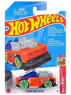 Машинка Hot Wheels легковая машина HKH16 металлическая CUSTOM SMALL BLOCK оранжевый