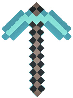 Игрушечное оружие алмазная кирка Майнкрафт Minecraft, 45 см Star Friend