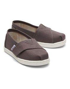 Слипоны детские Toms Alpargata 10010527, серый, 25