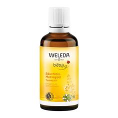 Масло для тела детское Weleda для массажа животика младенцев 50 мл