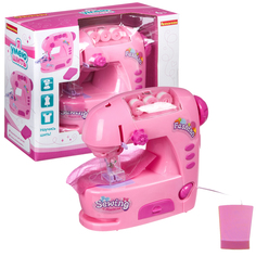 Игрушечная швейная машинка Bondibon Я умею шить нежно-розовая BB4595