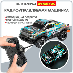 Радиоуправляемая машина M1:24, Bondibon Парк Техники, LED-подсветка, джип / ВВ6166