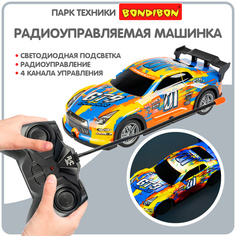 Радиоуправляемая машина M1:22, Bondibon Парк Техники, LED-подсветка, гоночный / ВВ6167