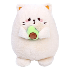 Мягкая игрушка Котик в авокадо No Brand