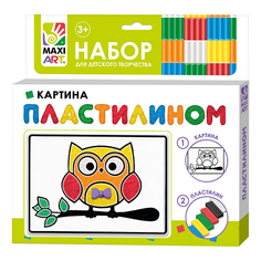 Картина пластилином Совенок Maxi Art 10 х 15 см