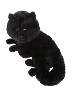 Мягкая игрушка Fluffy Family Черный кот 30x20см, 682191