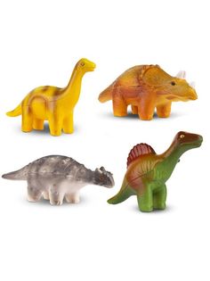 Игрушка-антистресс Maxitoys 4 шти Сквиш Динозавры 14 см