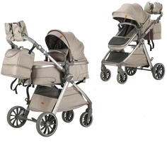 Детская коляска-трансформер 2в1 Luxmom V8, хаки