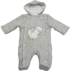 Комбинезон утепленный Папитто с капюшоном Серый р.22-74 37-529