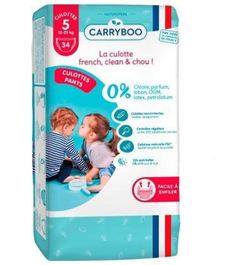 Подгузники-трусики CARRYBOO Training Pants Sensitive Skin Economy T5 JUNIOR (12-18кг) 34шт