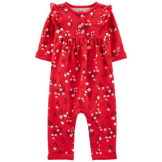 Комбинезон детский CARTERS 1379207 красный; цветочный 56 Carters