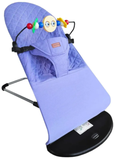 Шезлонг для новорожденного Luxmom LM-123 фиолетовый
