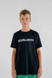 Футболка детская Bauer GRAPHIC SS CREW YTH, черный, 62 Бауэр