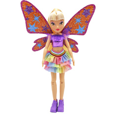 Кукла Winx Club шарнирная Bling the Wings Стелла с крыльями и глиттером, 24 см, IW013122