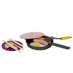 Игровой кухонный набор из 11 предметов (2 шт) No Brand