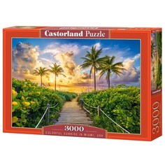 Пазл «Восход солнца в Майами. США», 3000 элементов Castorland