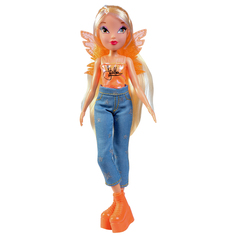Кукла Winx Club шарнирная Club Стелла в джинсах с крыльями, 24 см, IW01322203