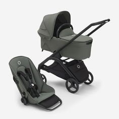 Коляска 2 в 1 Bugaboo Dragonfly Black/Forest Green/Forest Green