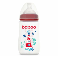 Бутылочка Baboo Marine с силиконовой соской c 3 месяцев 250 мл