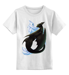 Детская футболка классическая унисекс Printio Как приручить дракона