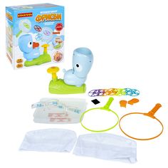 Развивающий игровой набор Bondibon Фрисби с запускающим устройством