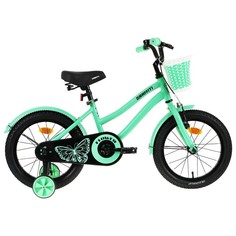 Велосипед 18" Graffiti Flower, цвет светло-зеленый No Brand