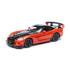 Bburago машина BB 18-22114 1:24 DODGE VIPER SRT 10 ACR ORANGE BLACK, Оранжевый-черный