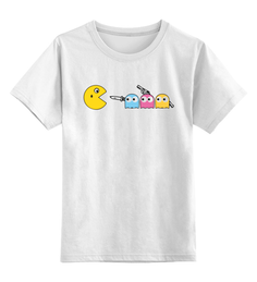 Детская футболка классическая унисекс Printio Пакман