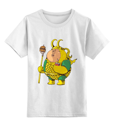 Детская футболка классическая унисекс Printio Fat aquaman