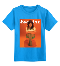 Детская футболка Printio Esquire / дейзи лоу цв.голубой р.128