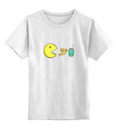Детская футболка классическая унисекс Printio Pacman