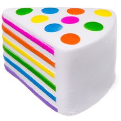 Игрушка антистресс сквиш Bondibon, кусочек тортика / ВВ6219