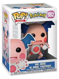 Фигурка POP! покемон Мистер Майм Pokemon Mr Mime №582 подставка 11,2 см Funko